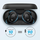 Anker Life Dot 2 Wireless Headphones - Black - New