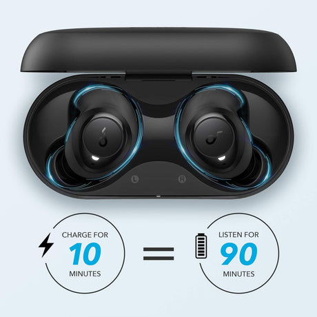 Anker Life Dot 2 Wireless Headphones - Black - New