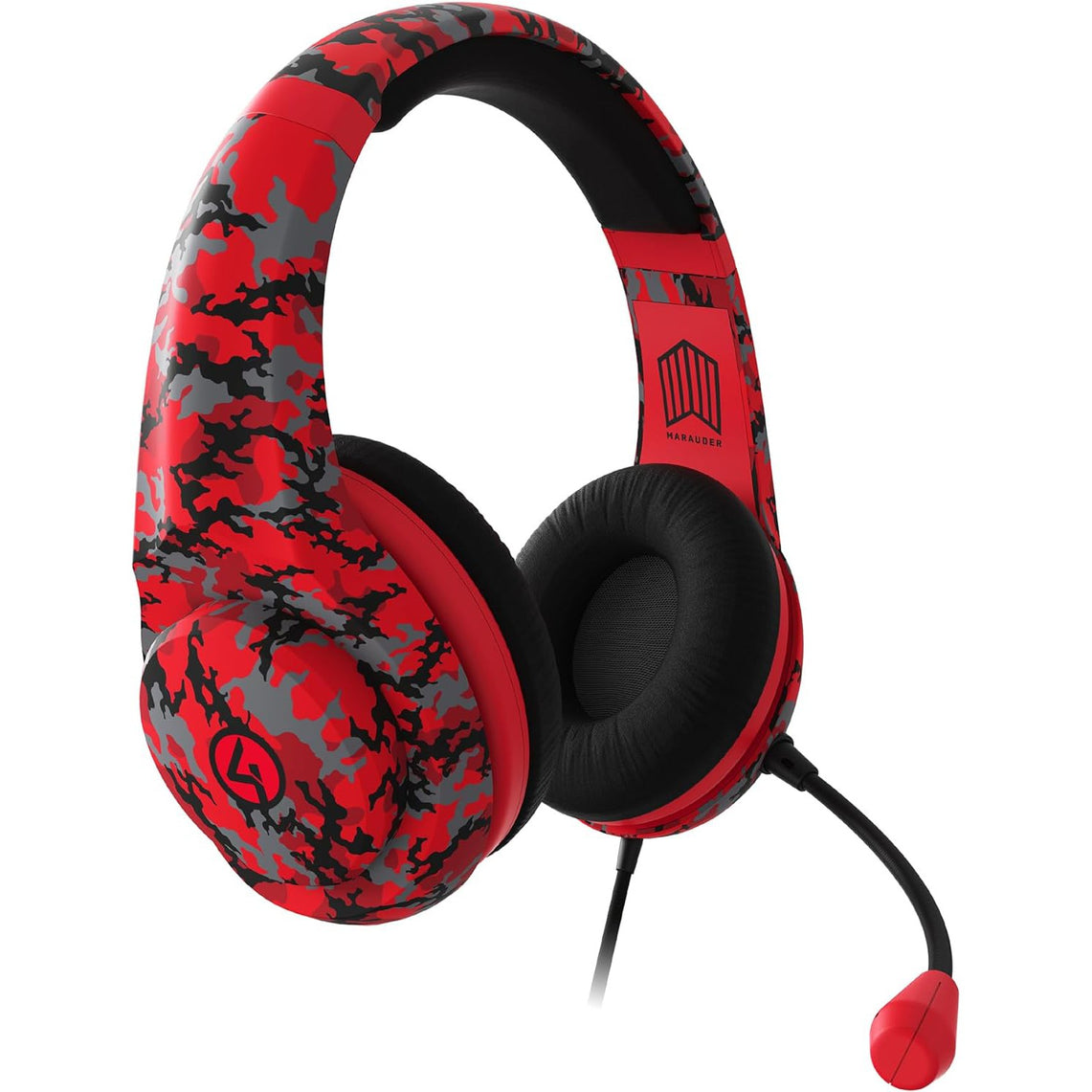 Stealth Marauder Gaming Headset - Red Camo