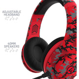 Stealth Marauder Gaming Headset - Red Camo