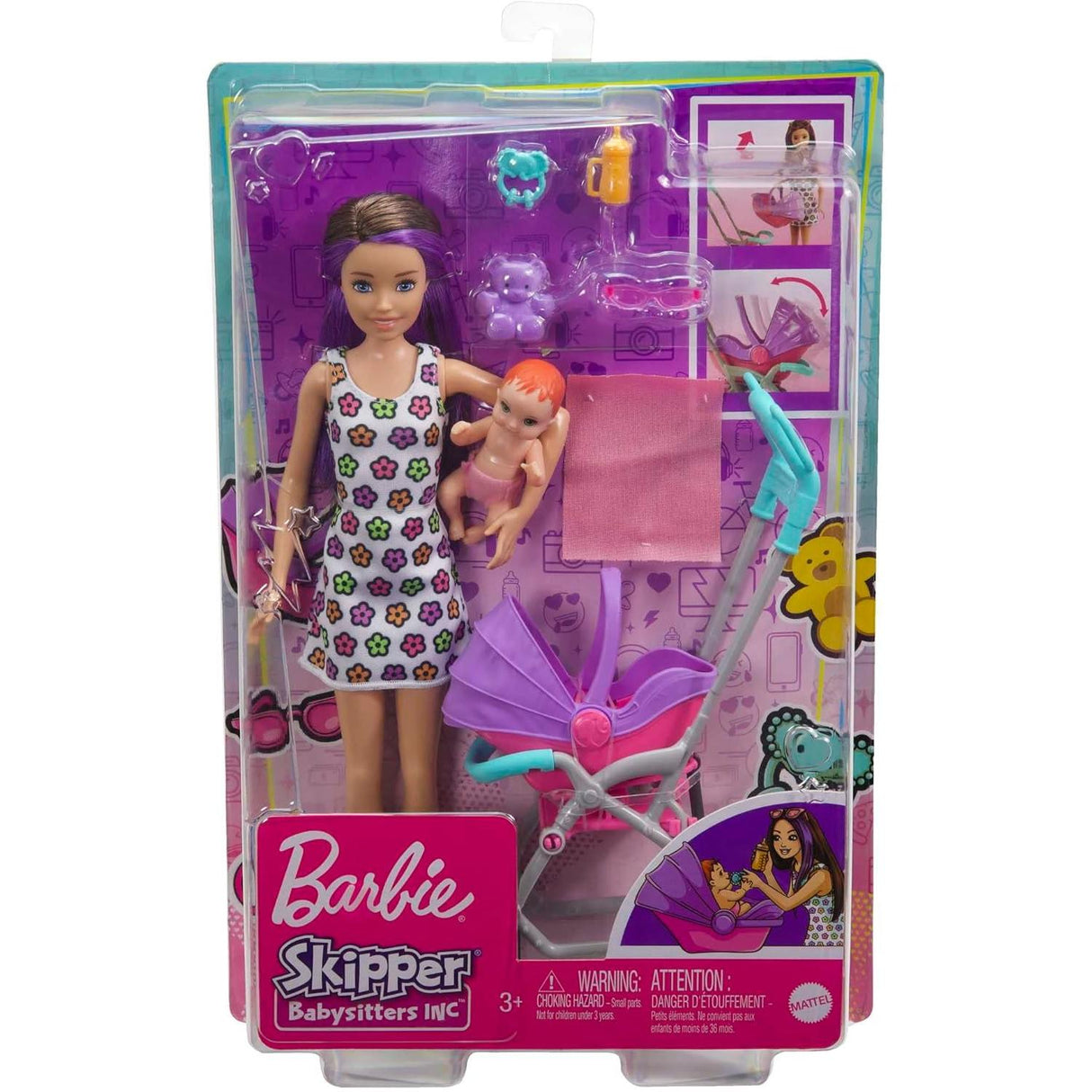 Barbie Skipper Babysitters Inc. Playset - Brunette