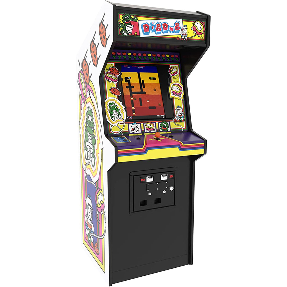 Numskull Dig Dug Quarter Size Mini Arcade Cabinet - New