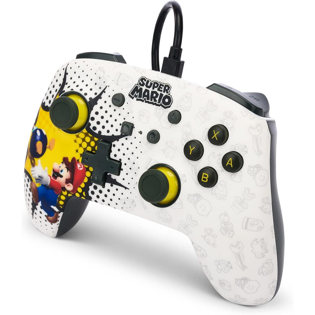 PowerA Enhanced Wired Switch Controller - Bob-omb Blast - New