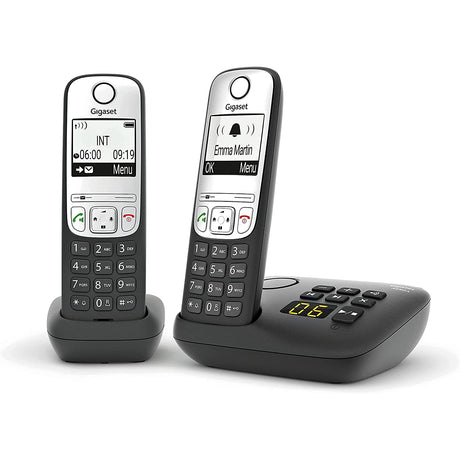 Gigaset A690A DECT Home Telephone with Answering Machine - Duo - Refurbished Pristine
