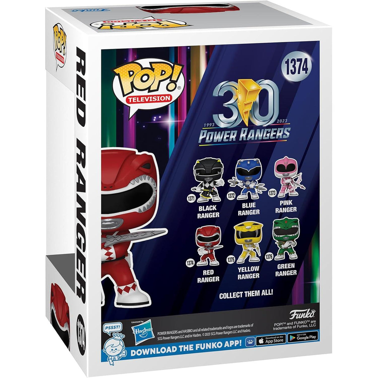 Funko Pop - 1373 - Mighty Morphin Power Rangers 30th - Red Ranger