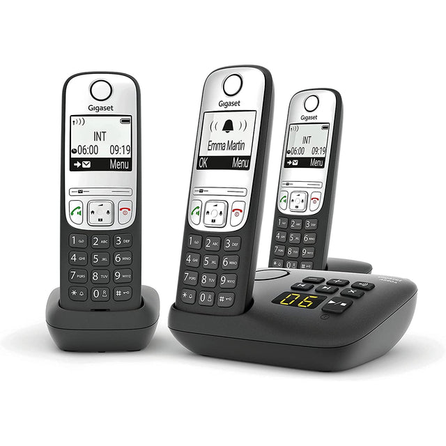 Gigaset A690A DECT Home Telephone with Answering Machine - Trio - Refurbished Pristine