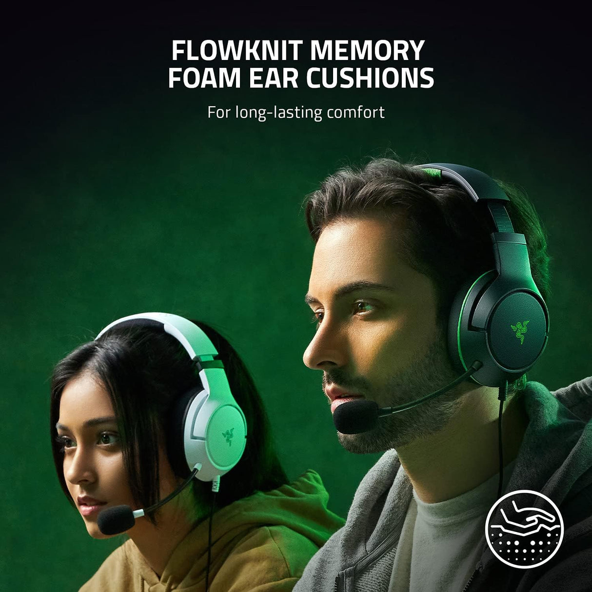 Razer Kaira X Wired Headset for Xbox Series X/S - Black / White