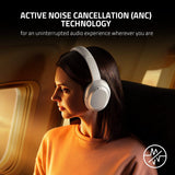 Razer Opus X Wireless Low Latency Headset - Mercury White - Pristine