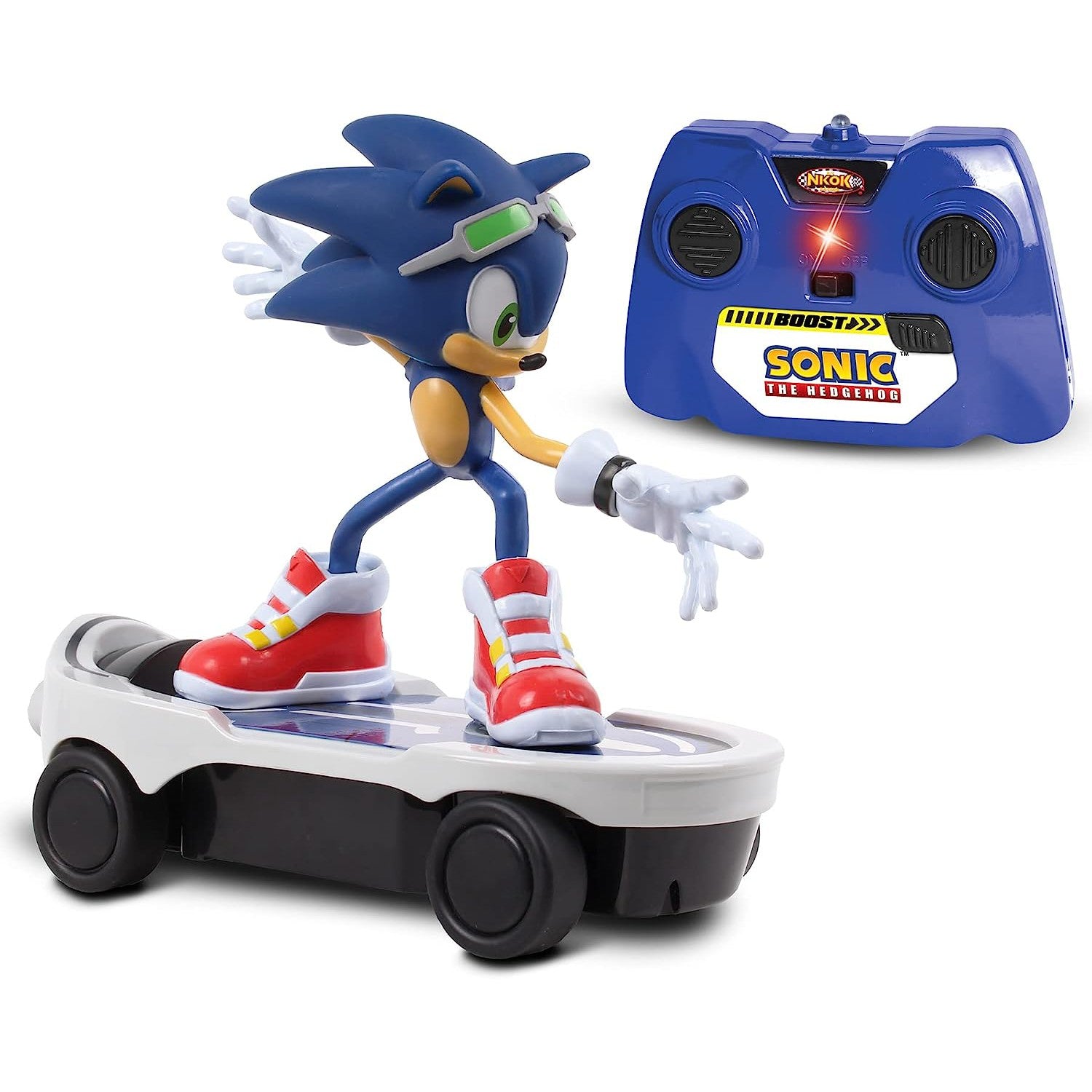 Sega Sonic The Hedgehog Radio Controlled Car - Blue