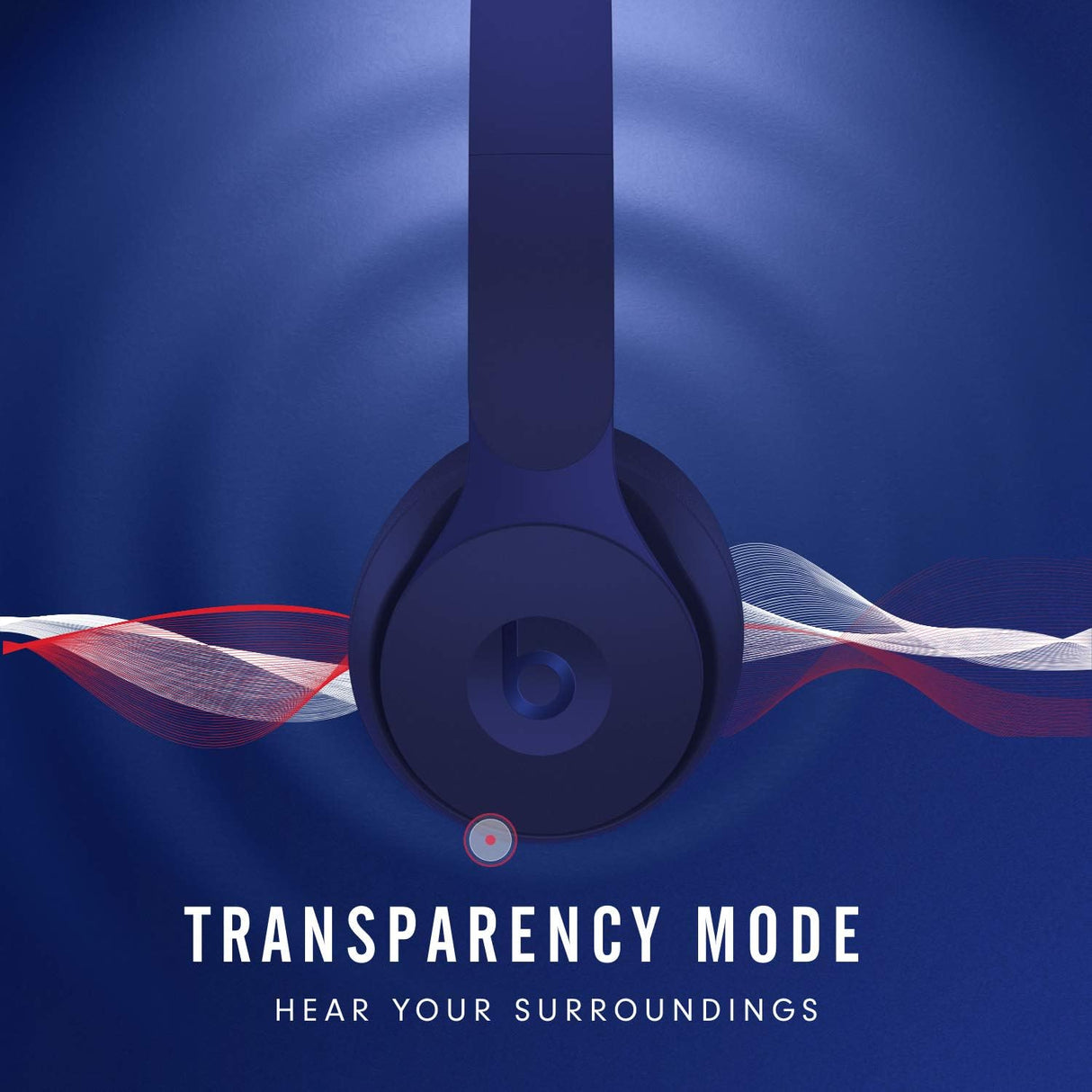 Beats Solo Pro Wireless Headphones - Dark Blue - Refurbished Excellent