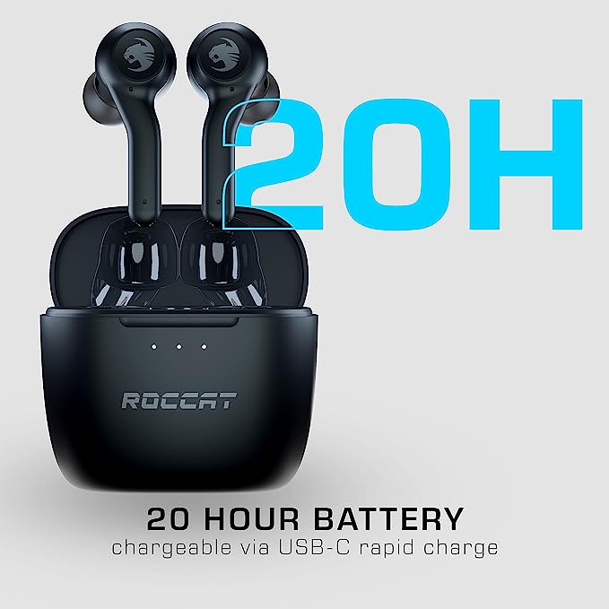 Roccat Syn Buds Air True Wireless Earbuds - Black - Excellent