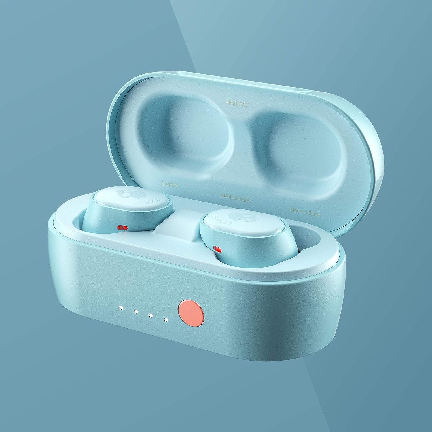 Skullcandy Sesh Evo True Wireless Earbuds - Blue - New