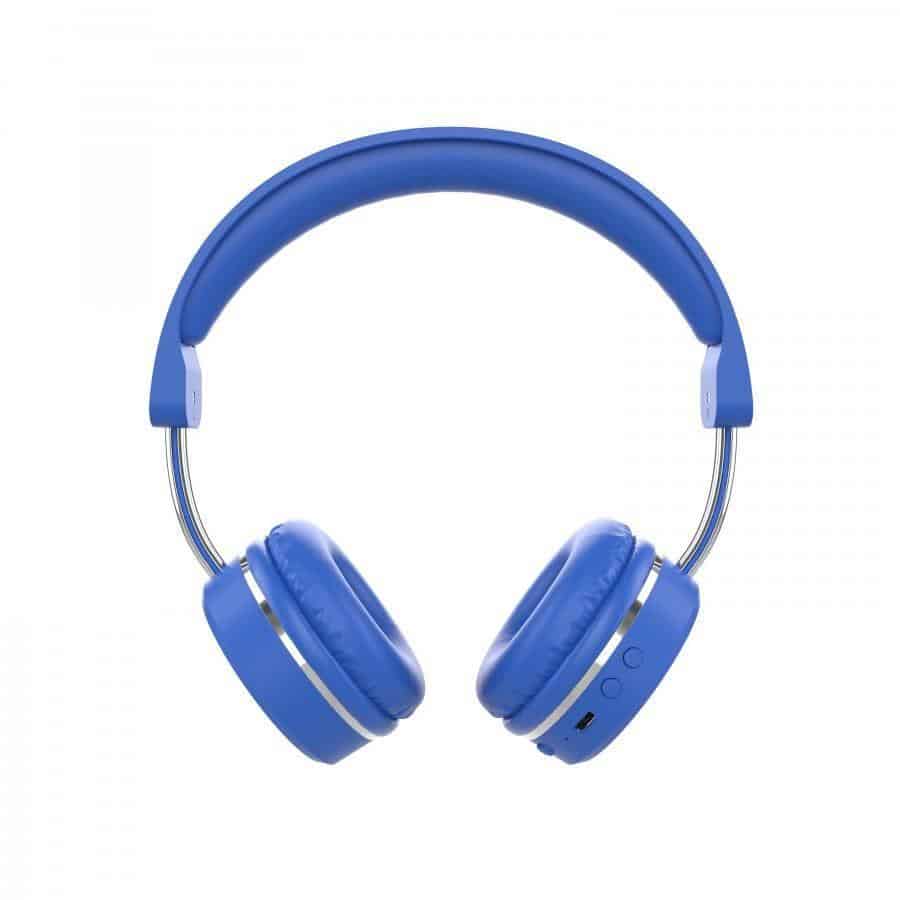 KitSound Metro X Wireless On-Ear Headphones - Blue - Refurbished Pristine