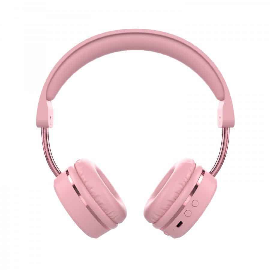 KitSound Metro X Wireless On-Ear Headphones - Pink - Refurbished Excellent