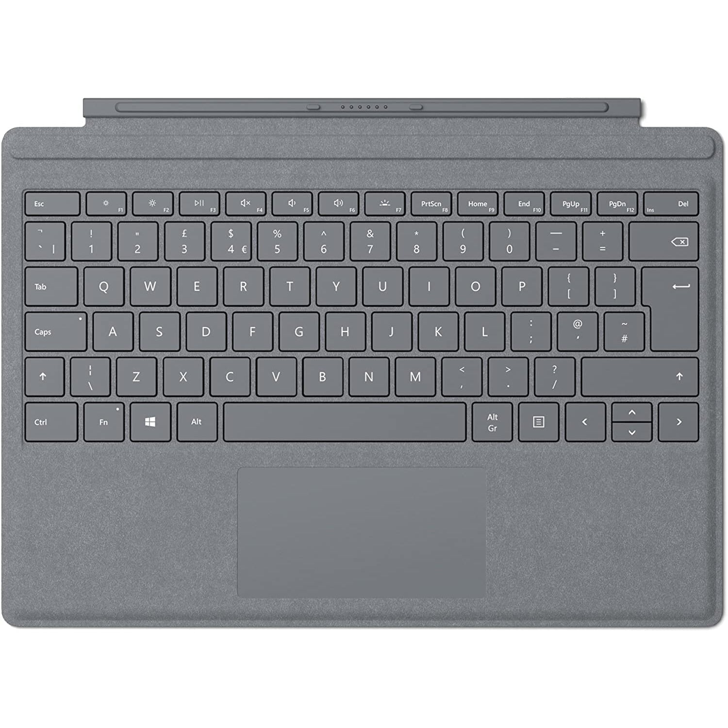 Microsoft Surface Pro M1725 Type Cover - Grey - Good