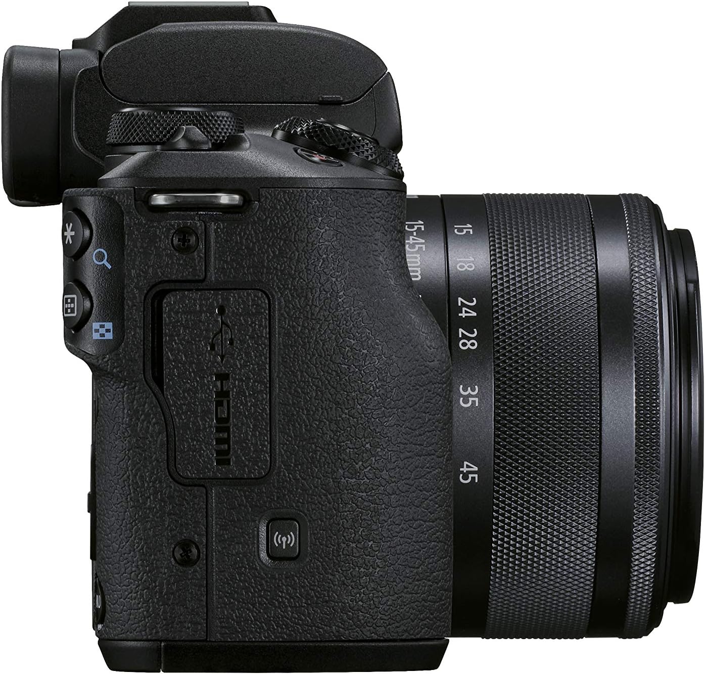 Canon EOS M50 Mark II Mirrorless Digital Camera + 15-45mm Lens - Black