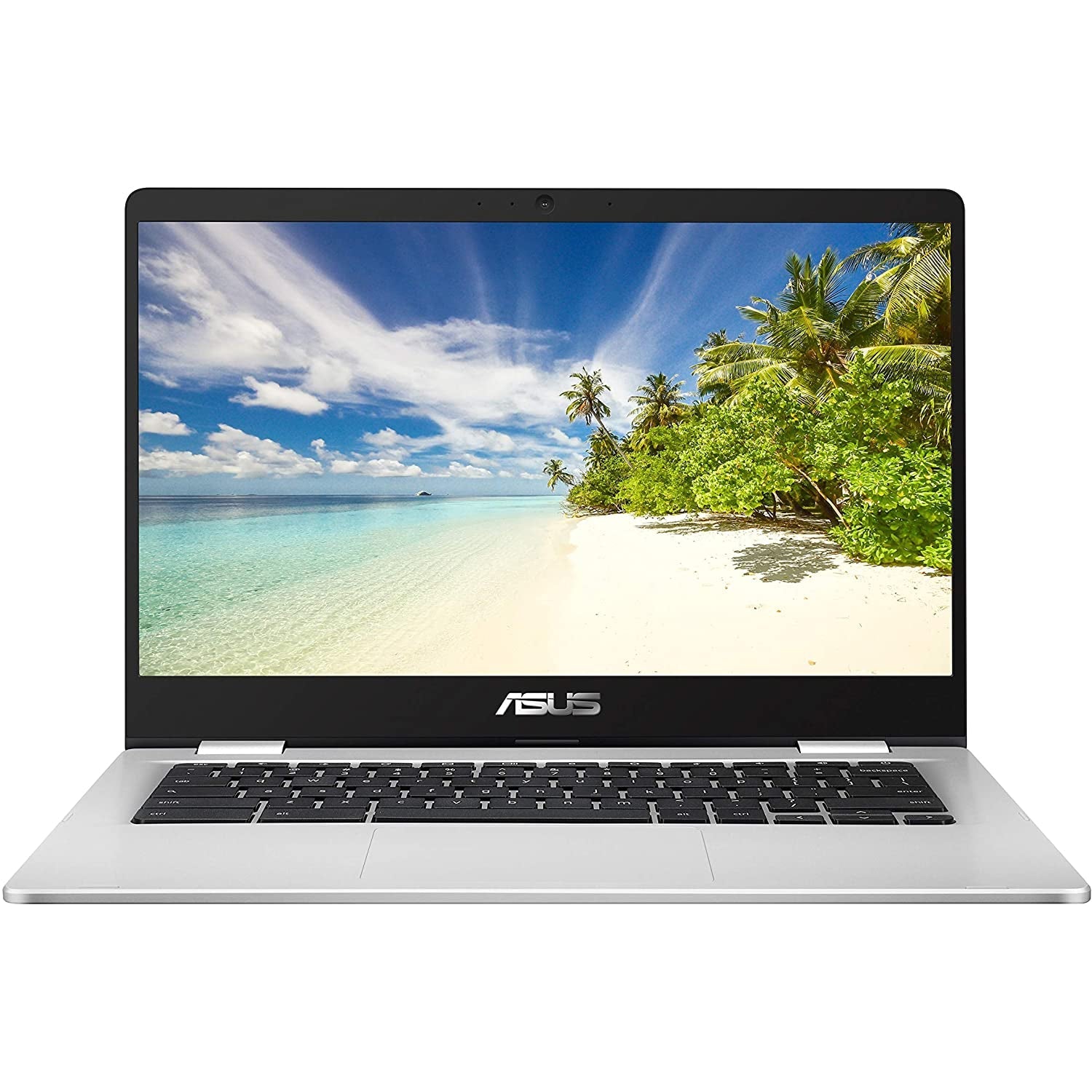 Asus Chromebook C423NA-BV0078 Intel Celeron 4GB RAM 32GB eMMC - Silver - Good