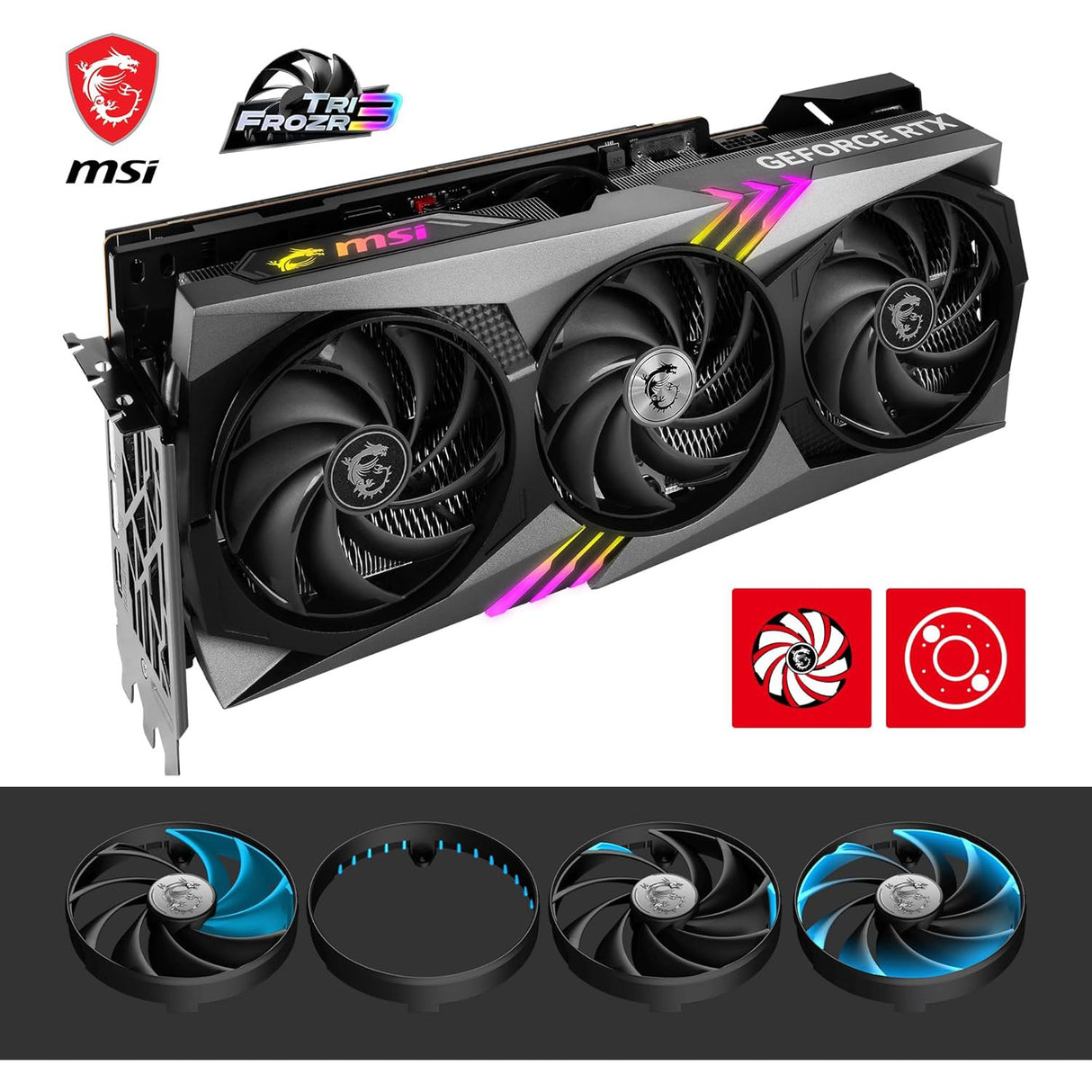 MSI GeForce RTX 4080 16GB Gaming X Trio Graphics Card - Pristine