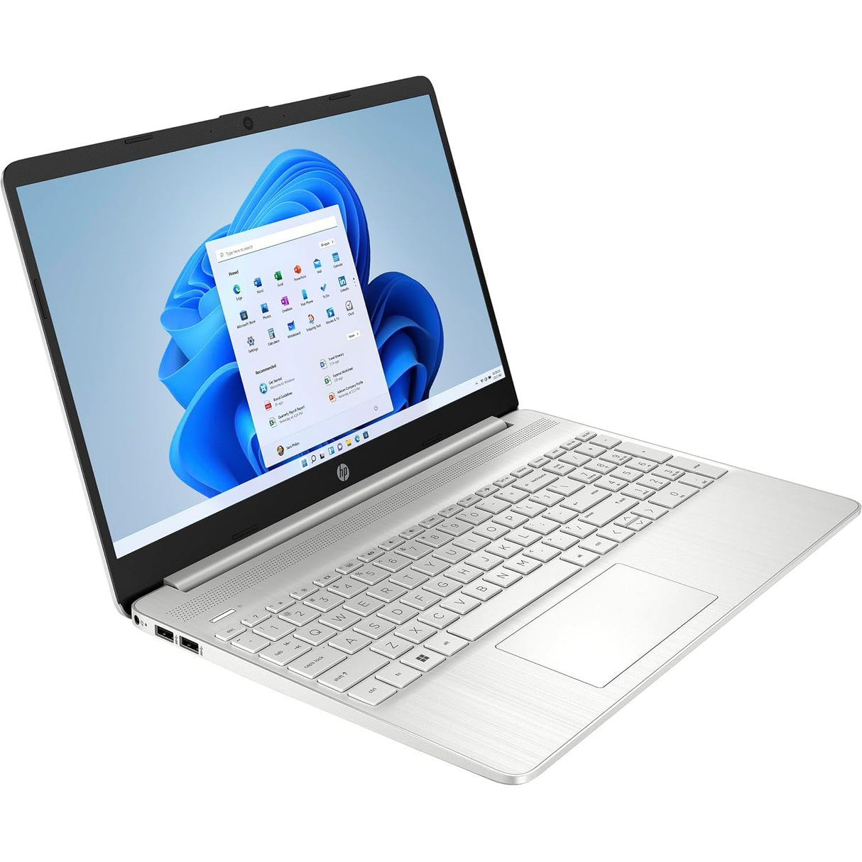 Refurbished HP 15S-FQ2039NA Intel Core i3-1115G4 4GB RAM 256GB SSD 15.6" Laptop - Silver - Excellent