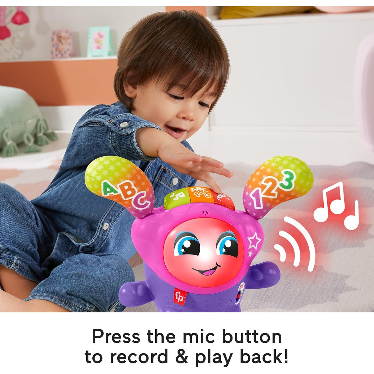 Fisher Price DJ Bouncin' Star Musical Learning Toy