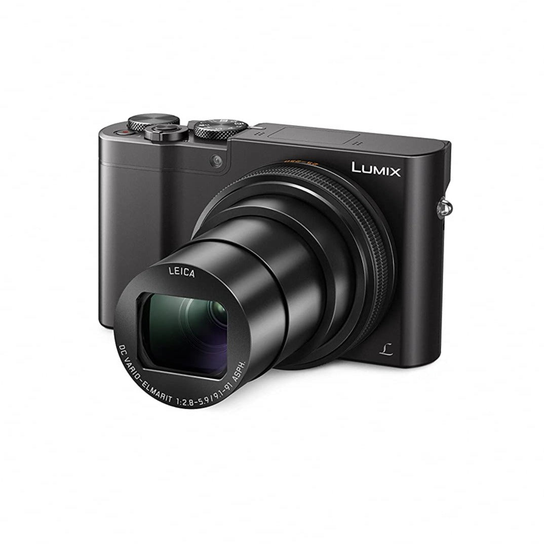 Panasonic Lumix DMC-TZ100 Digital Camera, 4K Ultra HD, 20.1MP, Black
