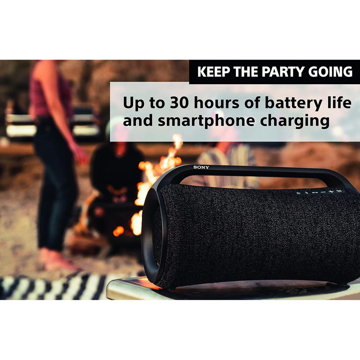 Sony SRS-XG500 X-Series Portable Wireless Speaker - Black - Good