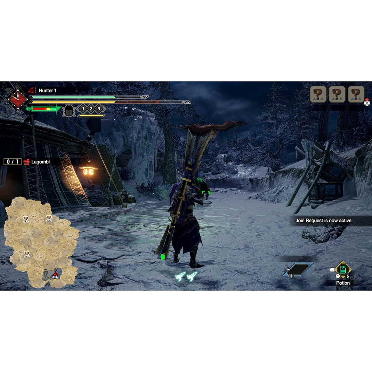Nintendo Switch Games Console - Monster Hunter Rise Edition - Pristine
