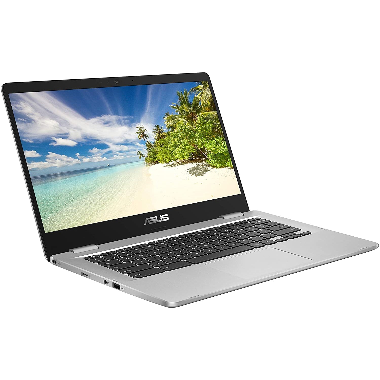 Asus Chromebook C423NA-BV0078 Intel Celeron 4GB RAM 32GB eMMC - Silver - Good