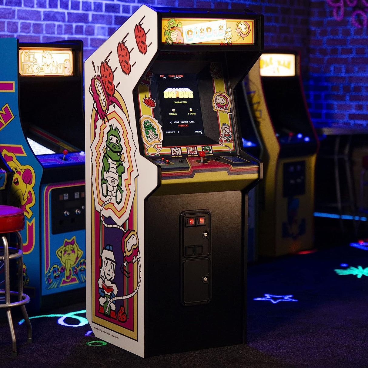 Numskull Dig Dug Quarter Size Mini Arcade Cabinet - New