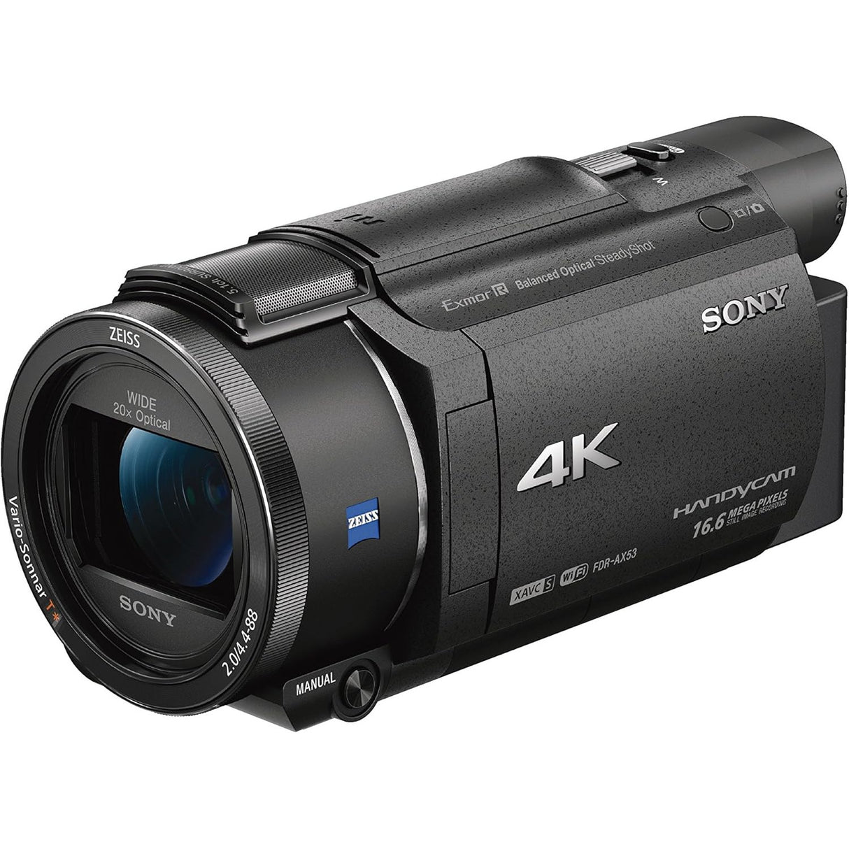 Sony FDR-AX53 Ultra HD 4K Compact Camcorder - Black - Pristine