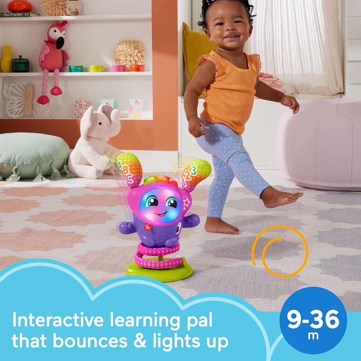 Fisher Price DJ Bouncin' Star Musical Learning Toy