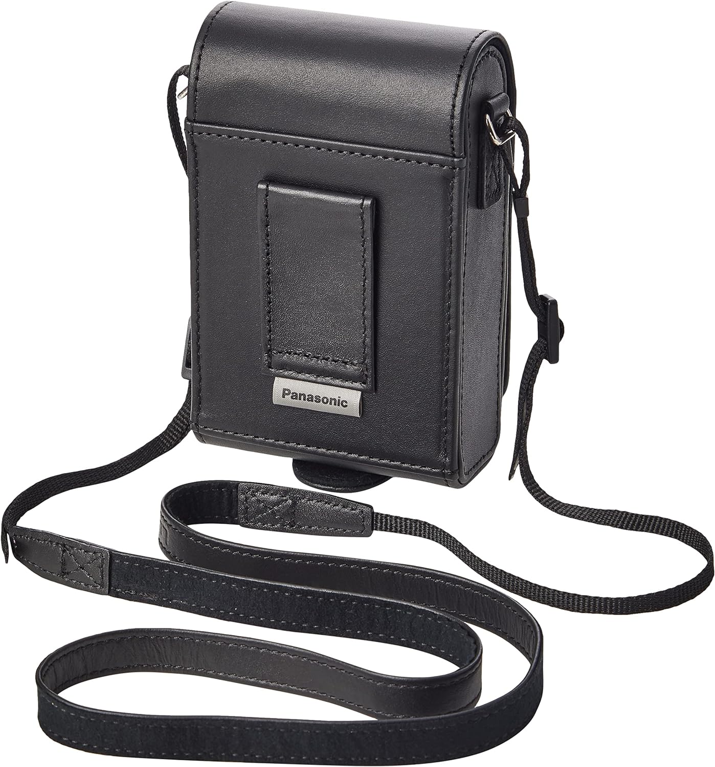Panasonic Lumix TZ100KIT-LE-K Black Leather Case & Battery