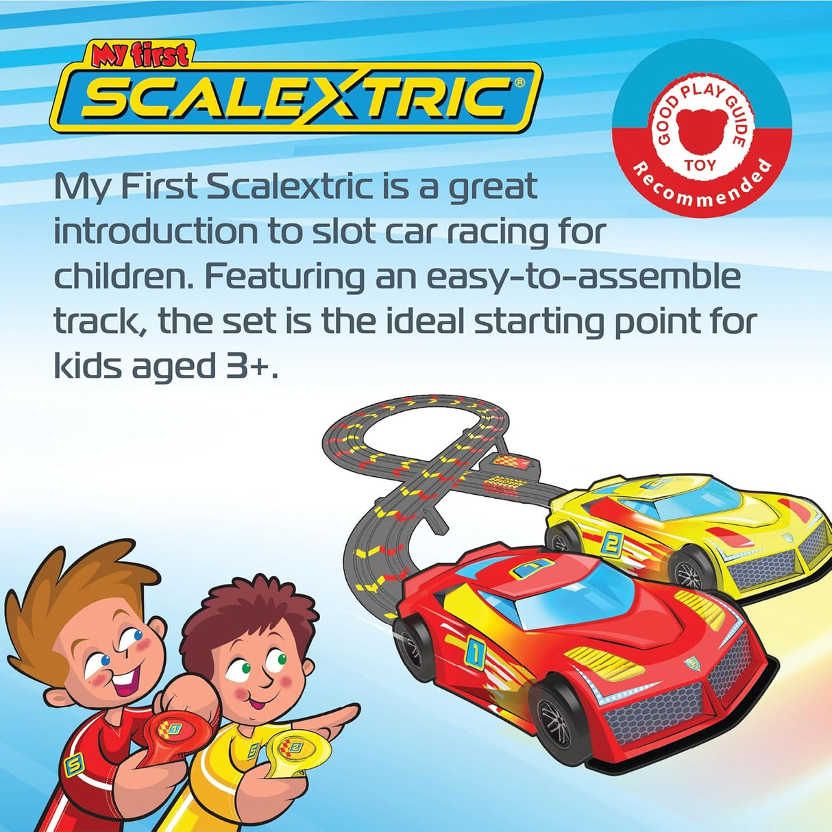 Scalextric G1150M My First Scalextric Mains Powered Race Set - Pristine