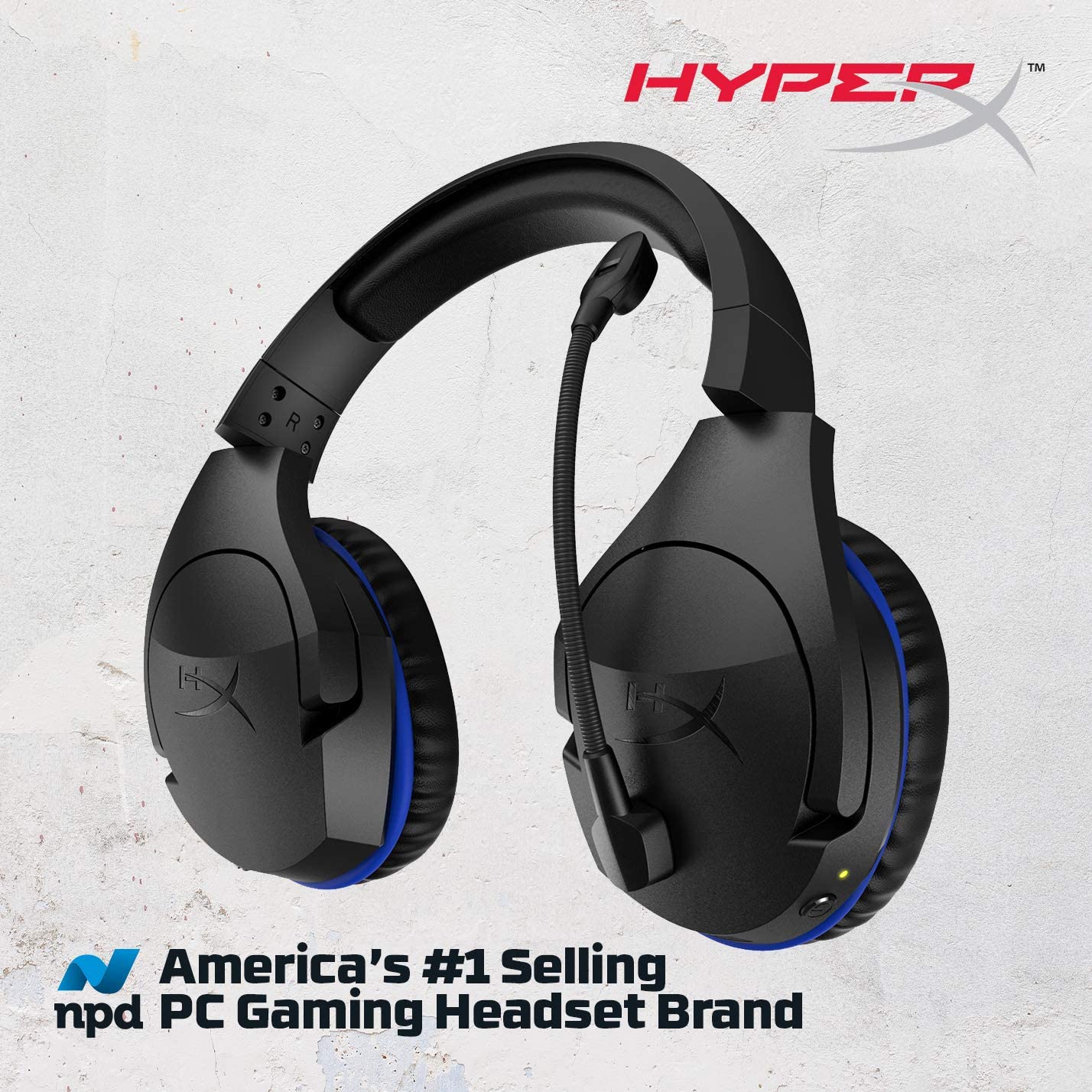HyperX Cloud Stinger Wireless Gaming Headset for PS4 - Black - New