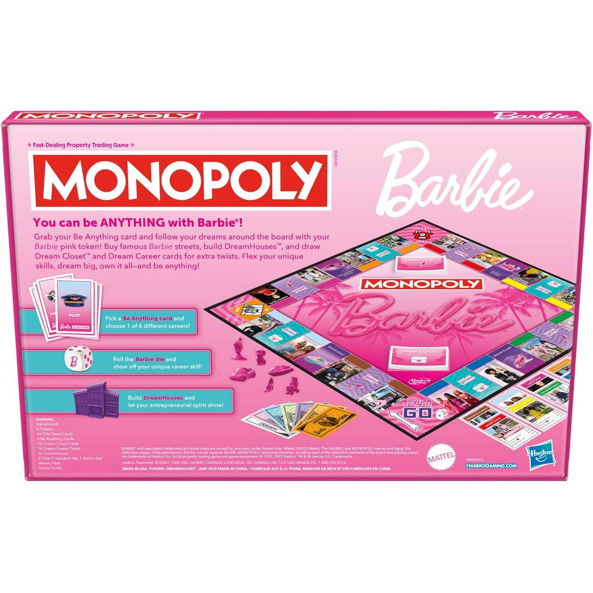 Monopoly: Barbie Edition Board Game