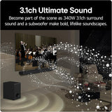LG US40T Bluetooth Soundbar with Wireless Subwoofer - Good