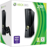 Xbox 360 Slim 250GB - Black - Excellent - No AV Cable & Headset
