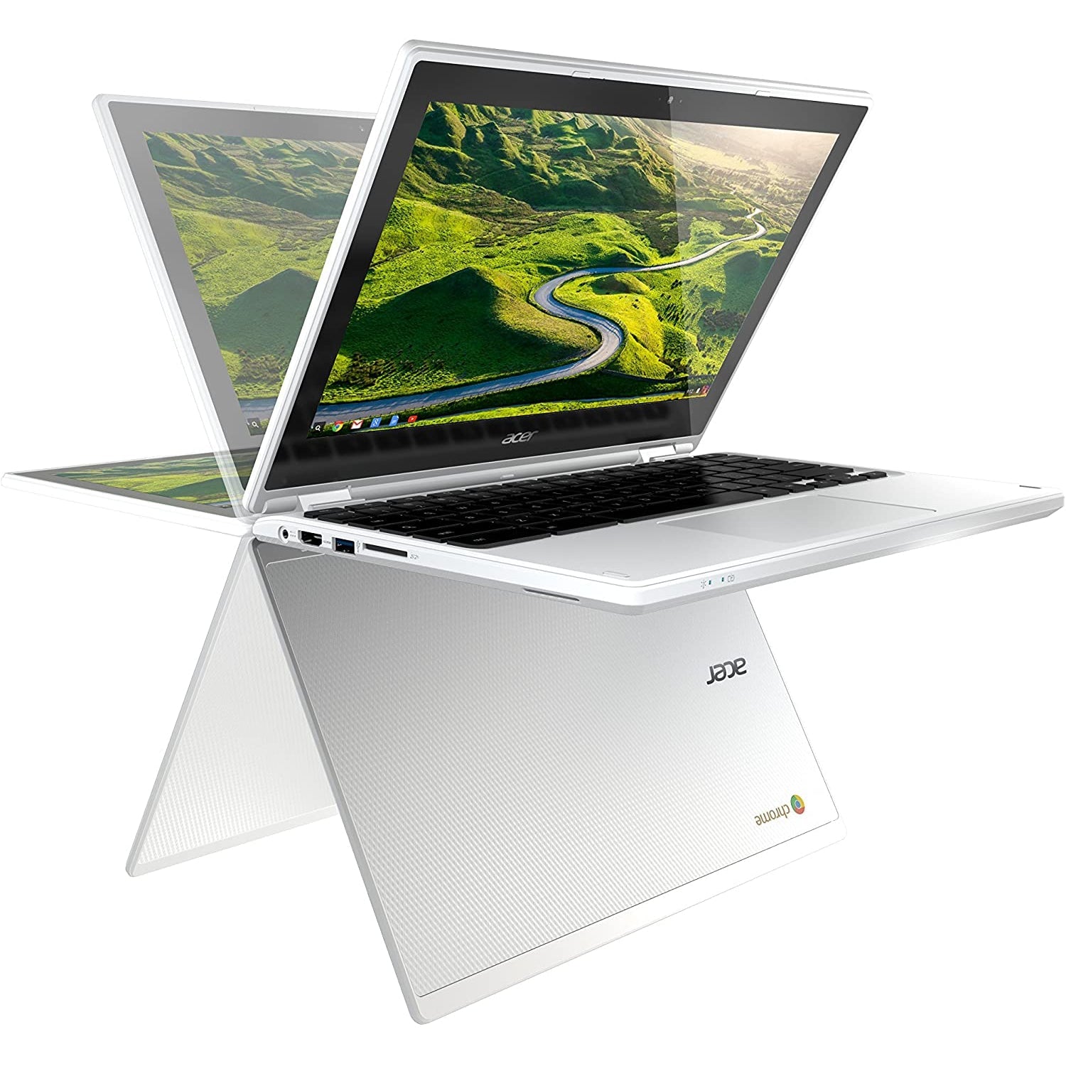 Acer CB5-132T 11.6" Laptop, Intel Celeron, 2GB RAM, 32GB eMMC, White - Refurbished Good