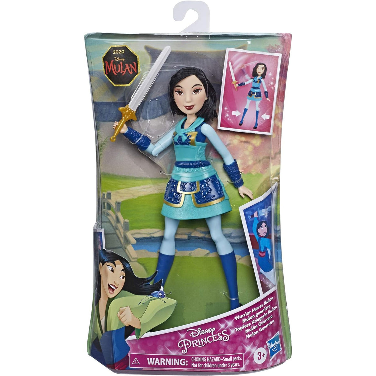 Hasbro Disney Princess Warrior Moves Mulan Doll - New