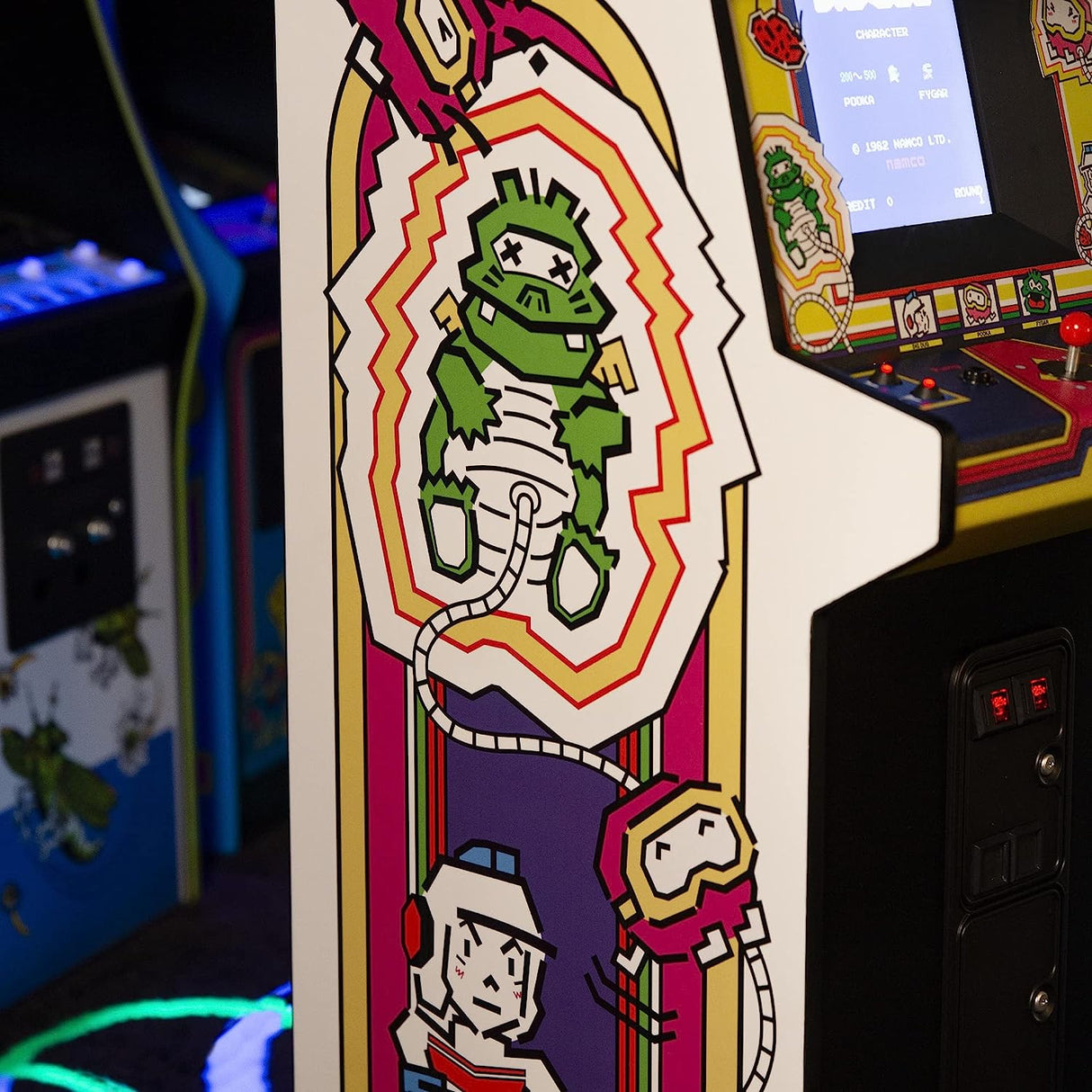 Numskull Dig Dug Quarter Size Mini Arcade Cabinet - New