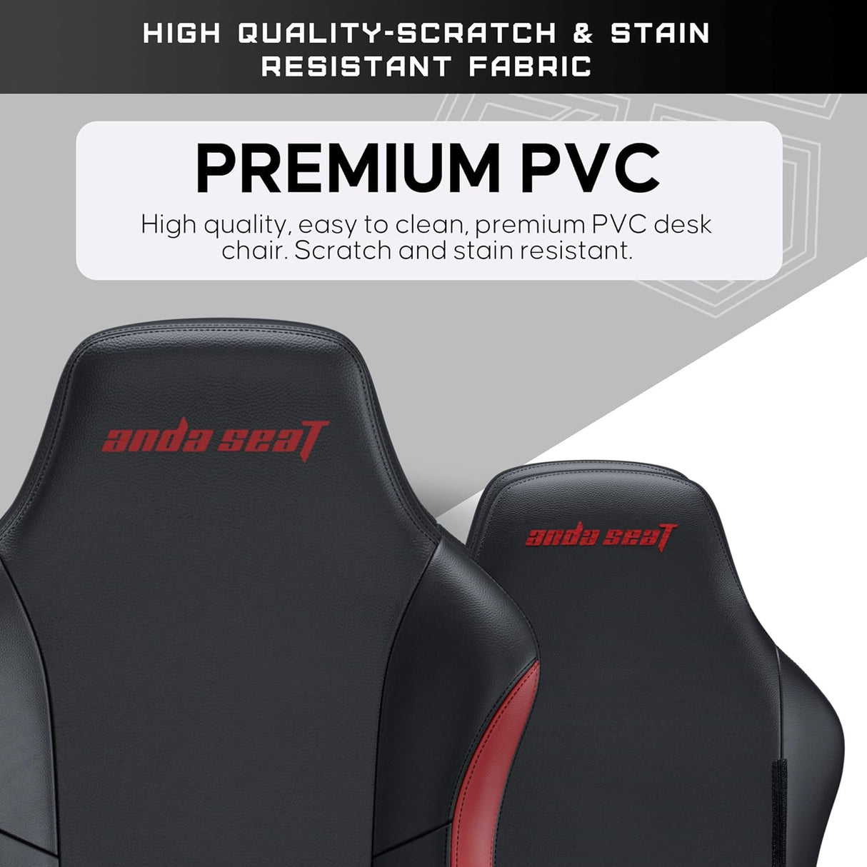 Anda Seat Luna Premium Large Gaming Chair - Black / Red - Excellent