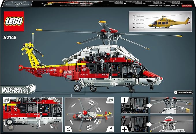 LEGO 42145 Technic Airbus H175 Rescue Helicopter - Pristine