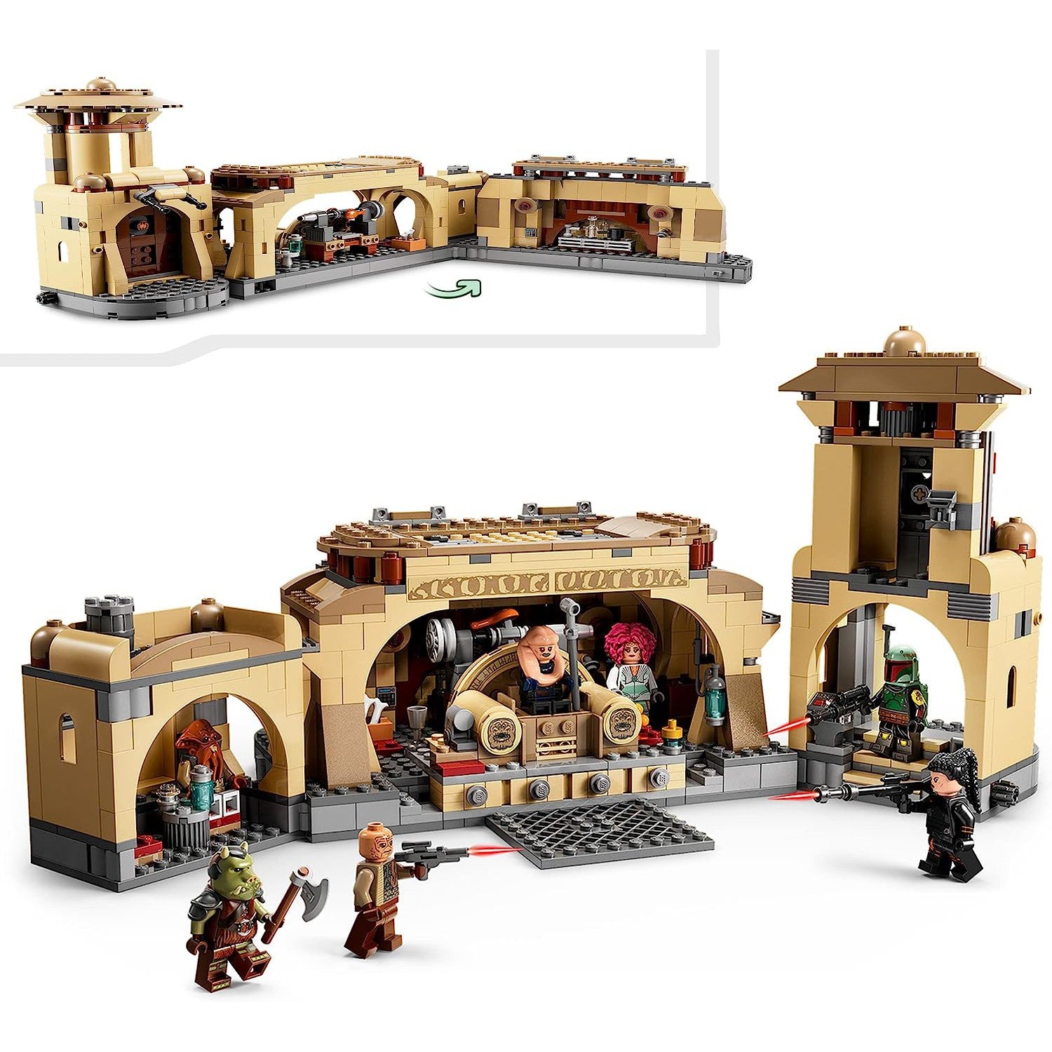 LEGO 75326 Star Wars Boba Fett's Throne Room Buildable Toy