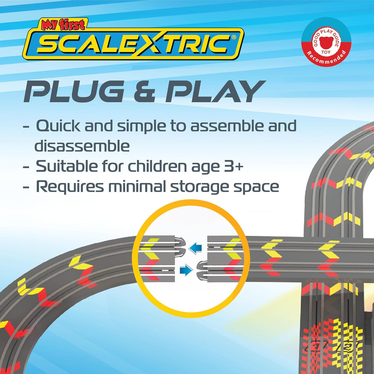 Scalextric G1150M My First Scalextric Mains Powered Race Set - Pristine