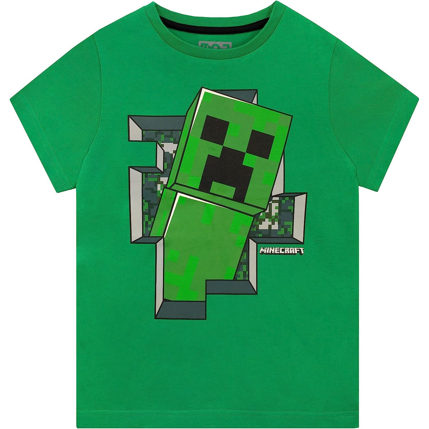 Mojang Minecraft Boom Boys T-Shirt - Green
