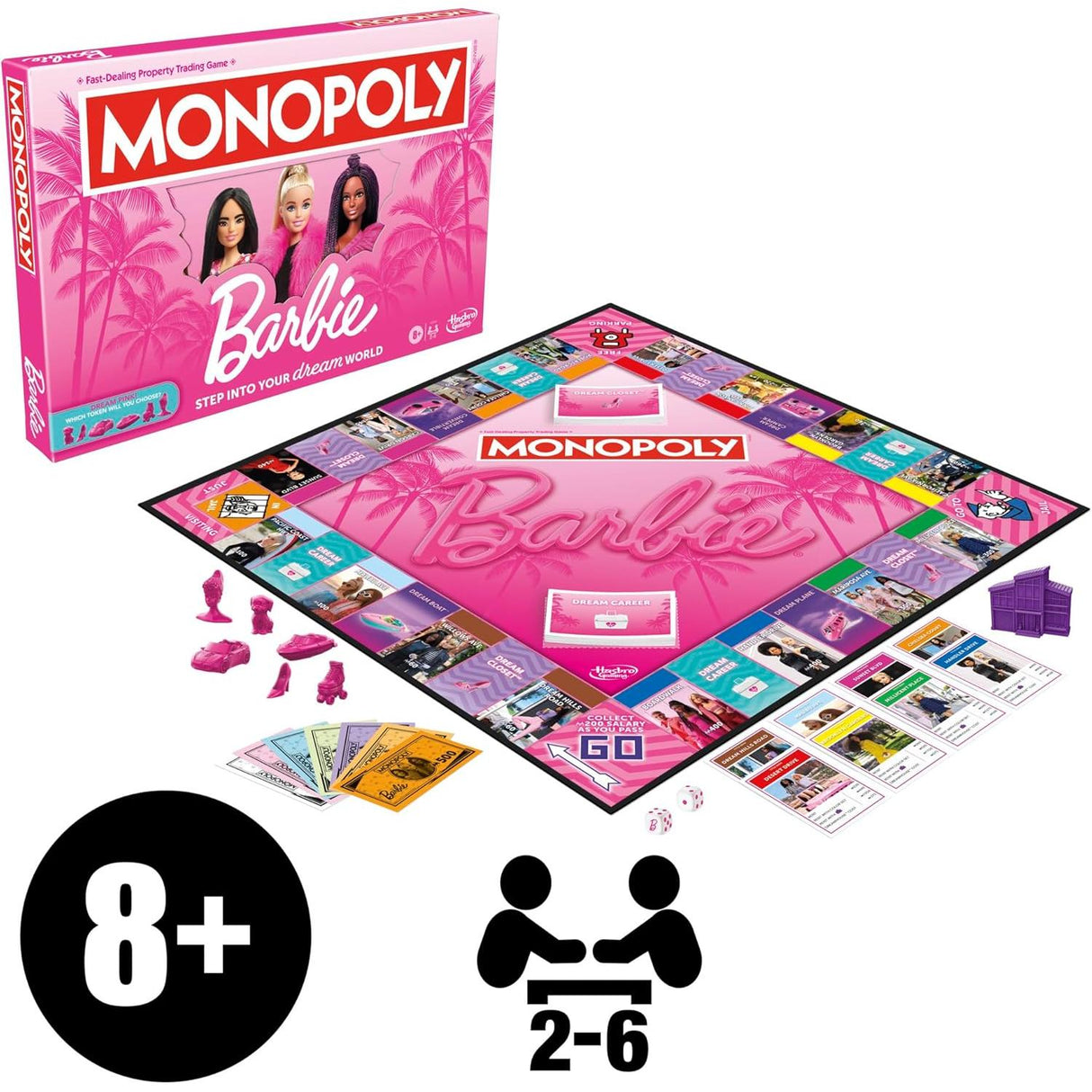 Monopoly: Barbie Edition Board Game