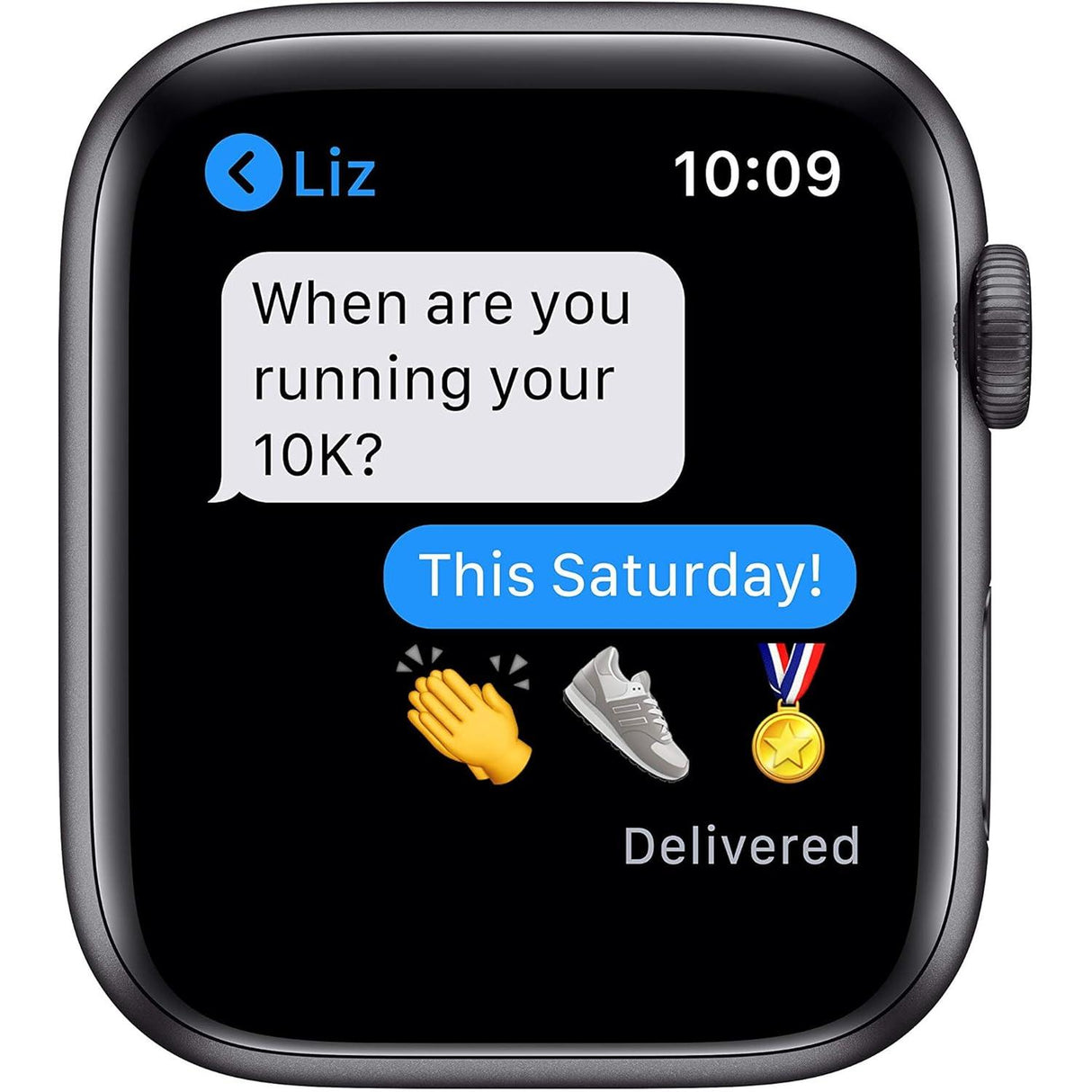 Refurbished Apple Watch Series 6 GPS 44mm - Space Grey - Good - No Strap