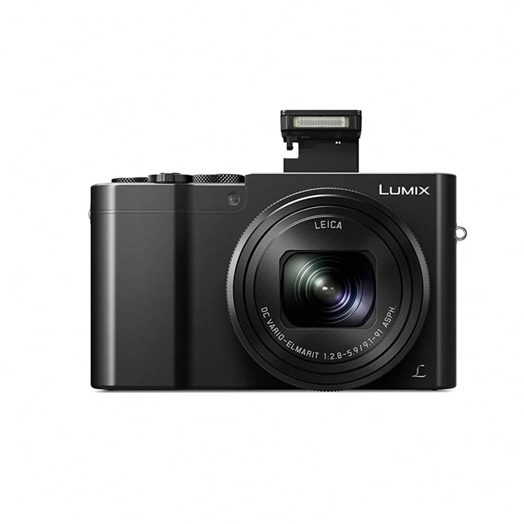 Panasonic Lumix DMC-TZ100 Digital Camera, 4K Ultra HD, 20.1MP, Black
