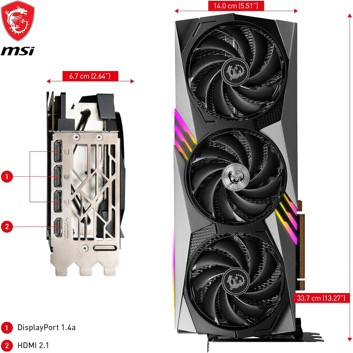 MSI GeForce RTX 4080 16GB Gaming X Trio Graphics Card - Pristine
