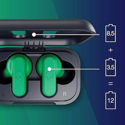Skullcandy Dime In-Ear Wireless Earbuds - Green - Refurbished Excellent